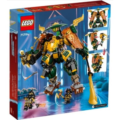 LEGO NINJAGO L EQUIPE DE ROBOTS DES NINJAS LLOYD ET ARIN 71794