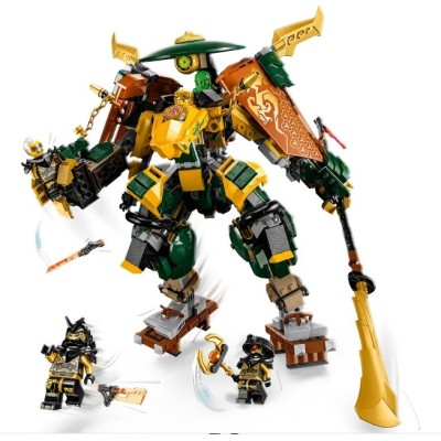 LEGO NINJAGO L EQUIPE DE ROBOTS DES NINJAS LLOYD ET ARIN 71794