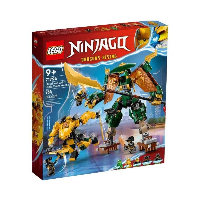 LEGO NINJAGO L EQUIPE DE ROBOTS DES NINJAS LLOYD ET ARIN 71794