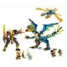 LEGO NINJAGO LE DRAGON ELEMENTAIRE CONTRE LE ROBOT DE L IMPERAT 71796