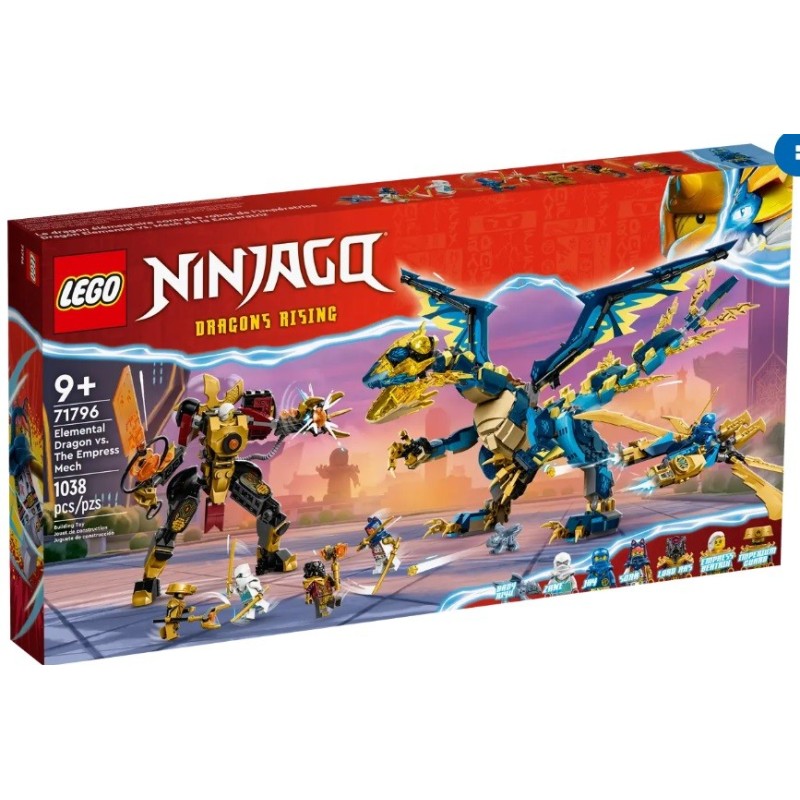 LEGO NINJAGO Le Dragon Élémentaire contre le Robot de l