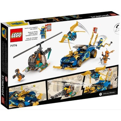 LEGO NINJAGO LA VOITURE DE COURSE DE JAY ET NYA EVOLUTION 71776
