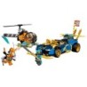 LEGO NINJAGO LA VOITURE DE COURSE DE JAY ET NYA EVOLUTION 71776