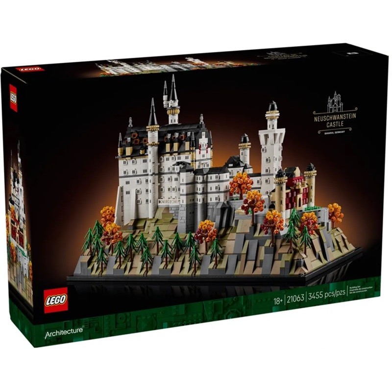 LEGO ARCHITECTURE LE CHATEAU DE NEUCHWANSTEIN 21063