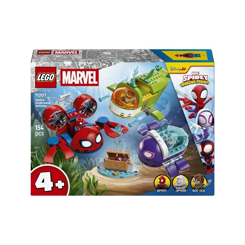 LEGO MARVEL SUPER HEROES SPIDEY LES VEHICULES SOUS MARINS 11207 11207