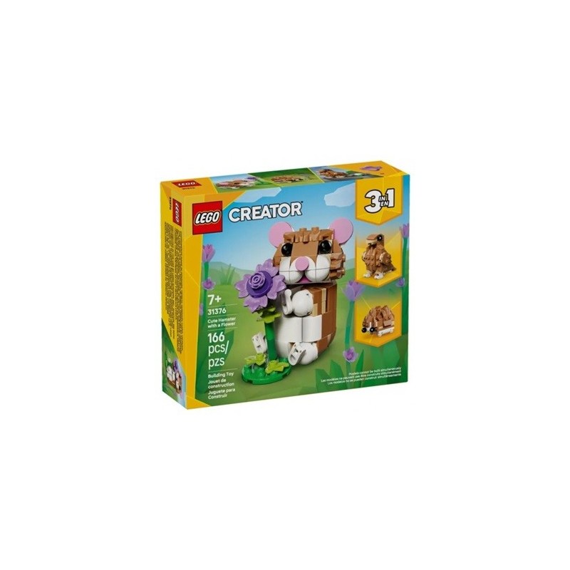 LEGO CREATOR L ADORABLE HAMSTER ET LA FLEUR 31376 31376
