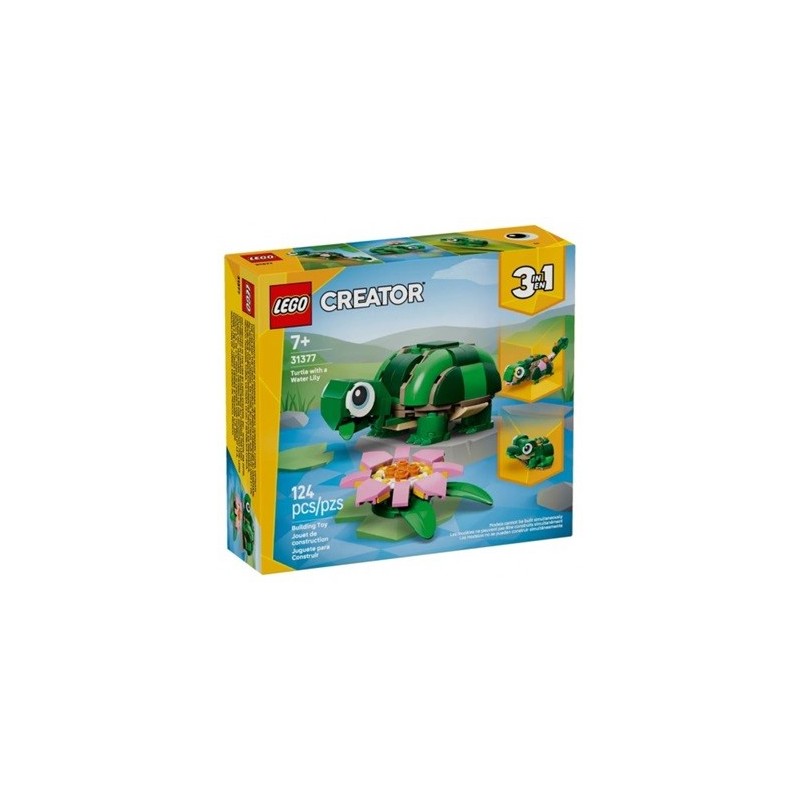 LEGO CREATOR LA TORTUE ET LA FLEUR DE NENUPHAR 31377 31377