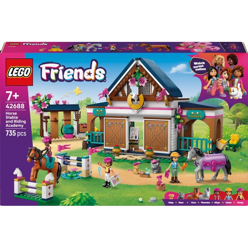 LEGO FRIENDS L ECURIE ET L ECOLE D EQUITATION LEGO 42688 42688