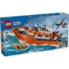 LEGO CITY LE BATEAU DE SAUVETAGE ET L HELICOPTERE DES GARDE- 60504