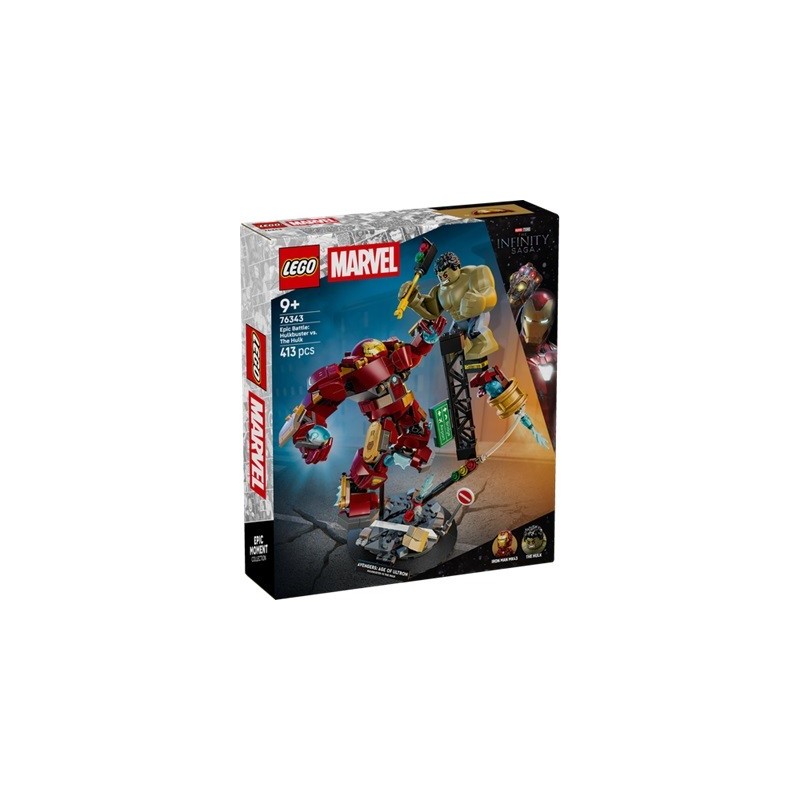 LEGO MARVEL SUPER HEROES LE COMBAT LEGENDAIRE ENTRE HULKBUSTER ET HULK 76343