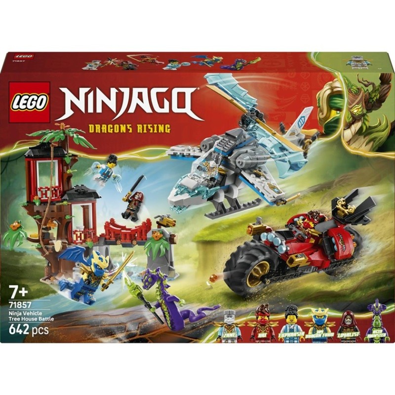 LEGO NINJAGO LA CABANE ET LES VEHICULES DES NINJAS LEGO 71857 71857