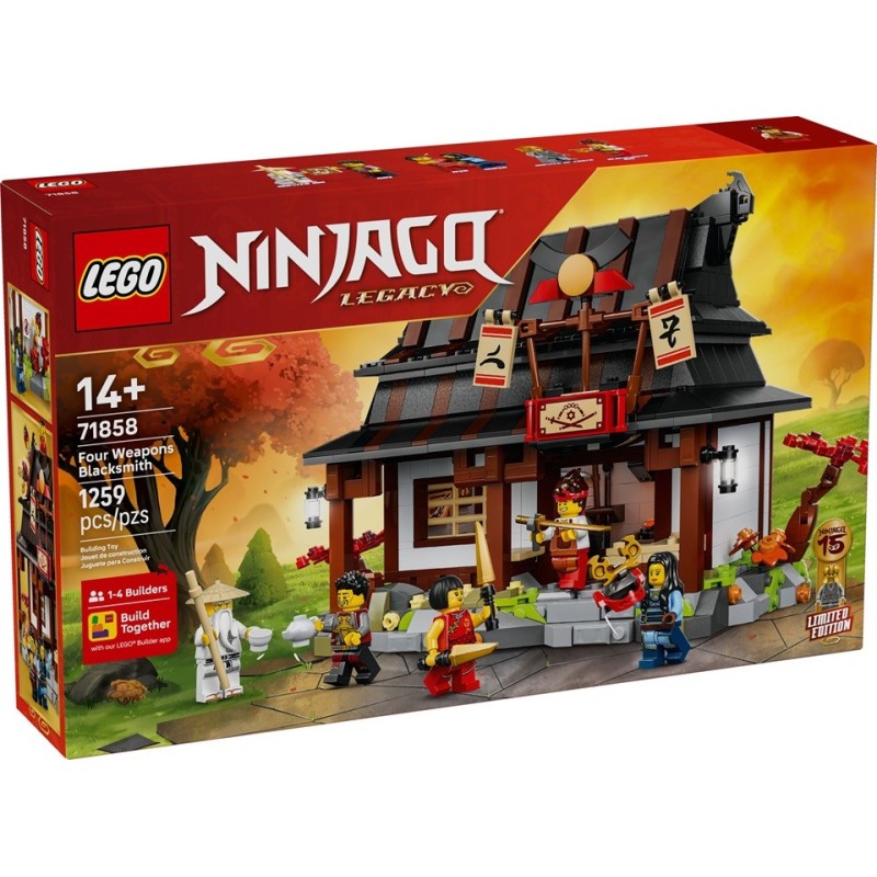 LEGO NINJAGO LA FORGE DES QUATRE ARMES NINJAGO LEGO 71858 71858
