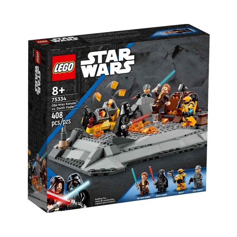 LEGO STAR WARS OBI WAN KENOBI CONTRE DARK VADOR 75334