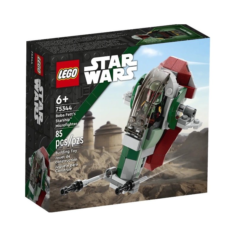 LEGO STAR WARS LE VAISSEAU DE BOBA FETTMICROFIGHTER 75344