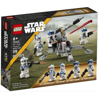 LEGO STAR WARS PACK DE COMBAT DES CLONE TROOPERS DE LA 501EME LEG 75345