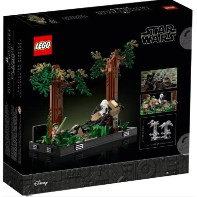 LEGO STAR WARS DIORAMA DE LA COURSE POURSUITE EN SPEEDER 75353