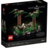 LEGO STAR WARS DIORAMA DE LA COURSE POURSUITE EN SPEEDER 75353