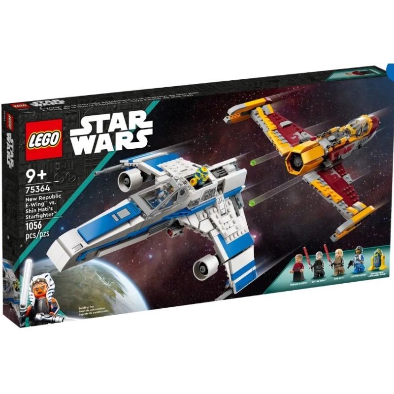 LEGO STAR WARS E WING DE LA NOUVELLE REPUBLIQUE VS SNUBFIGHTER DE 75364