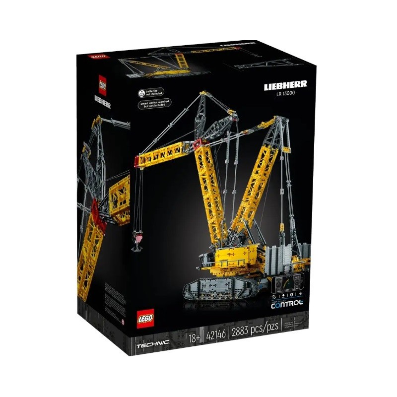 LEGO TECHNIC LA GRUE SUR CHENILLES LIEBHERRLR13000 42146