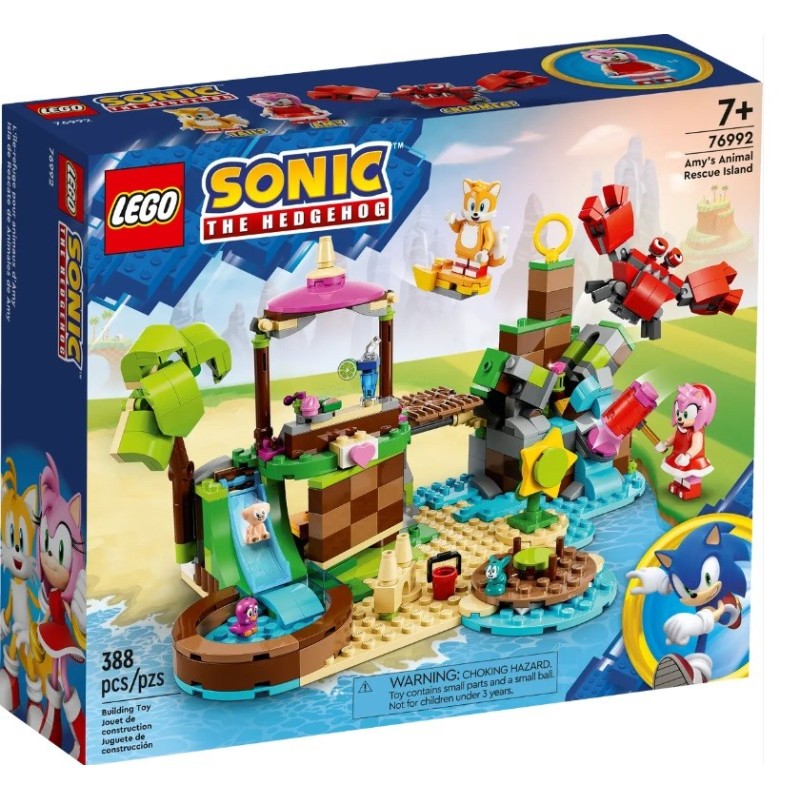 LEGO SONIC L ILE DE SAUVETAGE DES ANIMAUX 76992