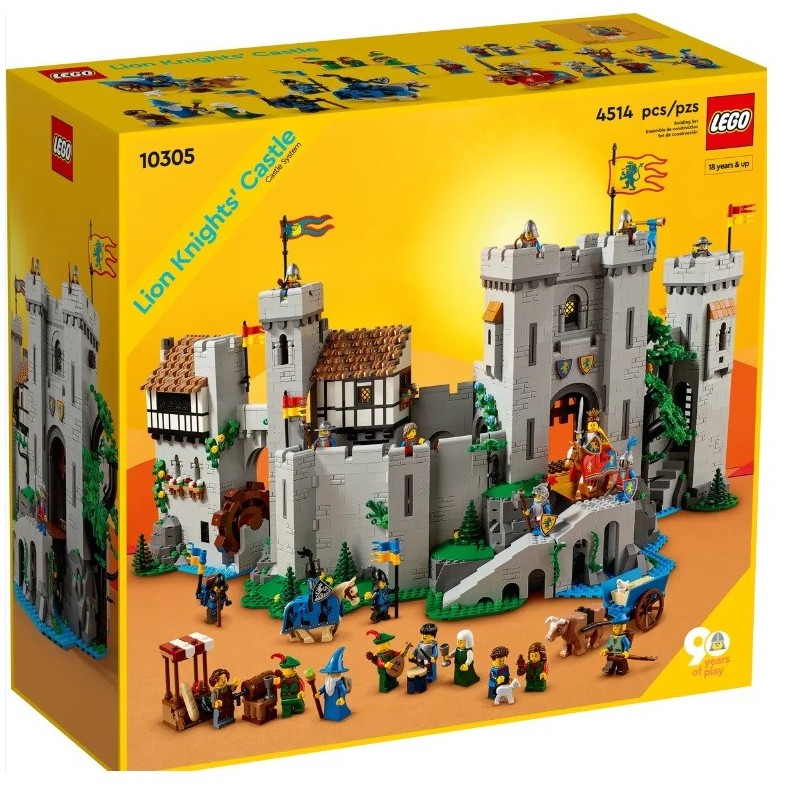 LEGO RARE LE CHATEAU DES CHEVALIERS DU LION 10305