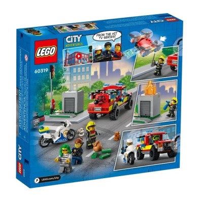 LEGO CITY LE SAUVETAGE DES POMPIERS ET LA COURSE POURSUITE D 60319