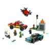 LEGO CITY LE SAUVETAGE DES POMPIERS ET LA COURSE POURSUITE D 60319