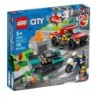 LEGO CITY LE SAUVETAGE DES POMPIERS ET LA COURSE POURSUITE D 60319