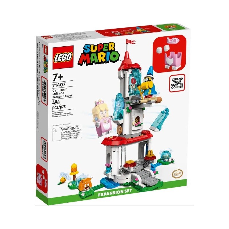 LEGO SUPER MARIO ENSEMBLE D EXTENSION LA TOUR GELEE ET LE COSTUME D 71407