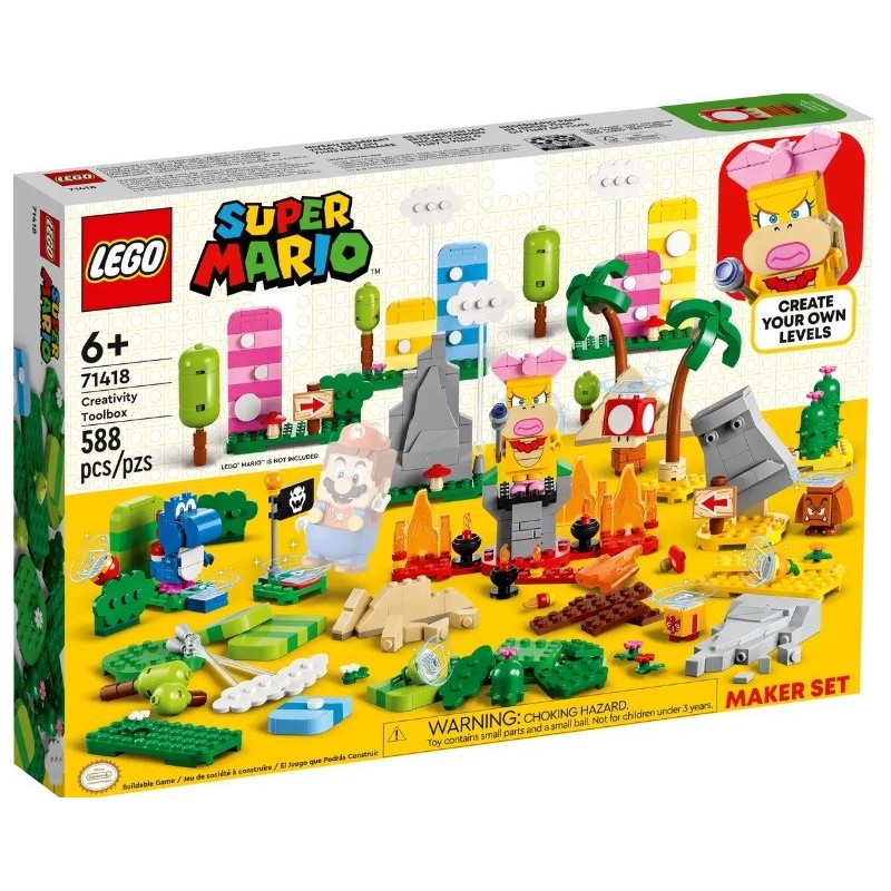 LEGO SUPER MARIO SET LA BOITE A OUTILS CREATIVE 71418