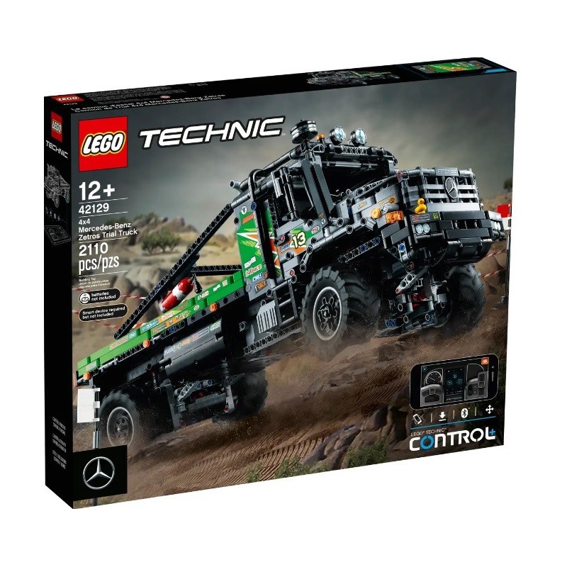 LEGO TECHNIC LE CAMION D ESSAI 4X4 MERCEDES-BENZ ZETROS TELECOM 42129