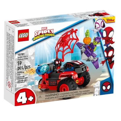 LEGO SPIDEY MILES MORALES LE TECHNO TRIKE DE SPIDER MAN 10781