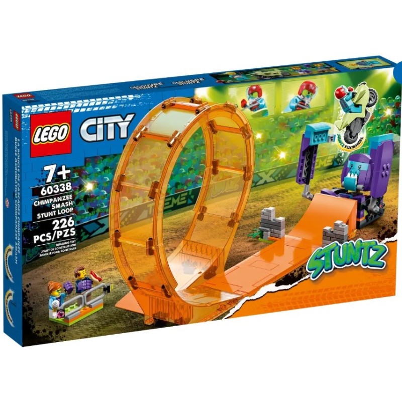 LEGO CITY LE LOOPING DU CHIMPANZE COGNEUR 60338