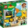 DUPLO CONSTRCUTION LE CAMION ET LA PELLETEUSE 10931