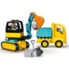 DUPLO CONSTRCUTION LE CAMION ET LA PELLETEUSE 10931