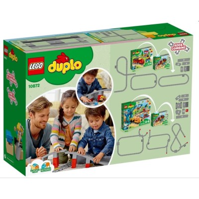 DUPLO MA VILLE LES RAILS ET LE PONT DU TRAIN 10872