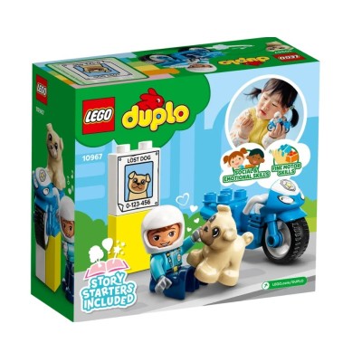 DUPLO RESCUE LA MOTO DE POLICE 10967