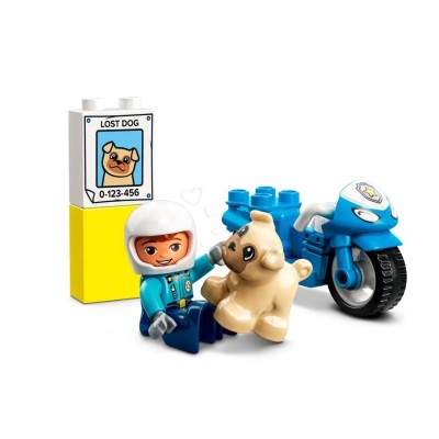 DUPLO RESCUE LA MOTO DE POLICE 10967