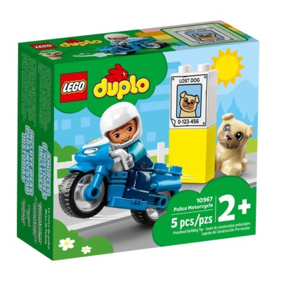 DUPLO RESCUE LA MOTO DE POLICE 10967