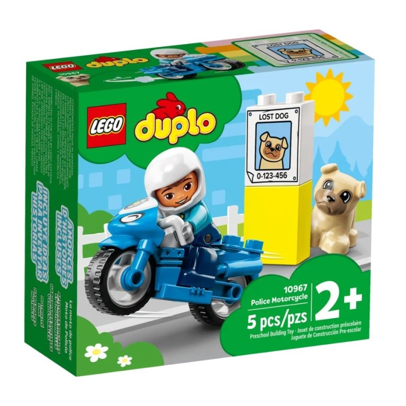 DUPLO RESCUE LA MOTO DE POLICE 10967