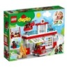 DUPLO RESCUE LA CASERNE ET L HELICOPTERE DES POMPIERS 10970