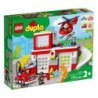 DUPLO RESCUE LA CASERNE ET L HELICOPTERE DES POMPIERS 10970