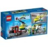LEGO CITY LE TRANSPORT DE L HELICOPTERE DE SECOURS 60343