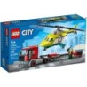 LEGO CITY LE TRANSPORT DE L HELICOPTERE DE SECOURS 60343