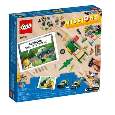 LEGO CITY MISSIONS DE SAUVETAGE DES ANIMAUX SAUVAGES 60353