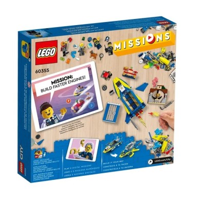 LEGO CITY MISSIONS DES DETECTIVES DE LA POLICE SUR L EAU 60355