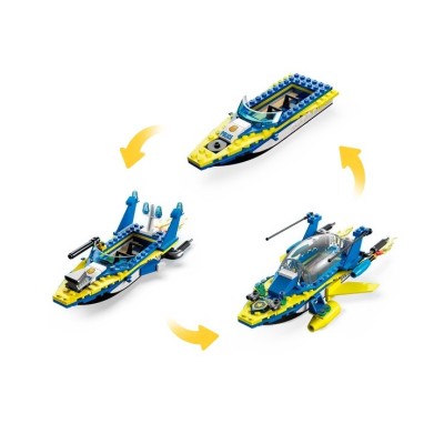 LEGO CITY MISSIONS DES DETECTIVES DE LA POLICE SUR L EAU 60355