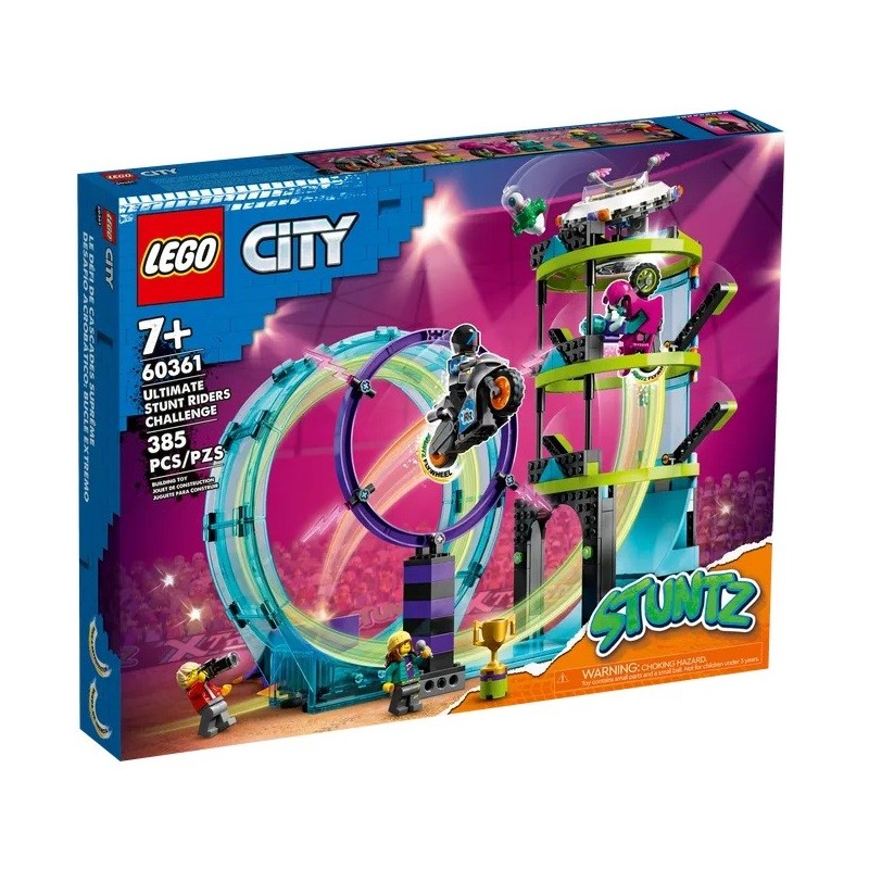 LEGO CITY LE DEFI ULTIME DES MOTARDS CASCADEURS 60361