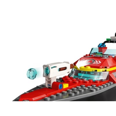 LEGO CITY LE BATEAU DE SAUVETAGEDES POMPIERS 60373