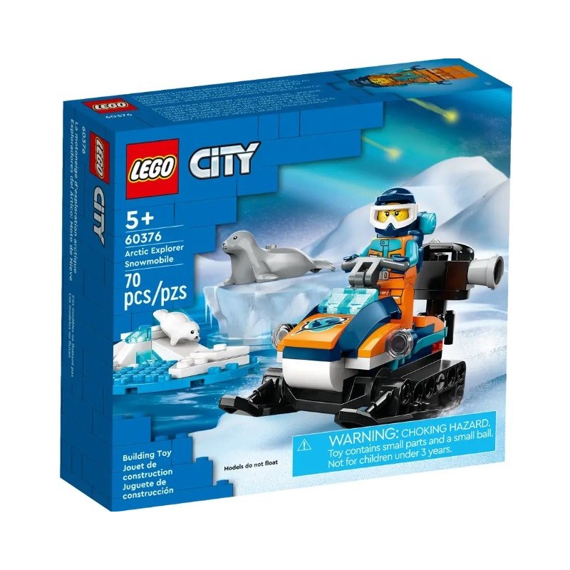 LEGO CITY LA MOTONEIGE D EXPLORATION ARCTIQUE 60376